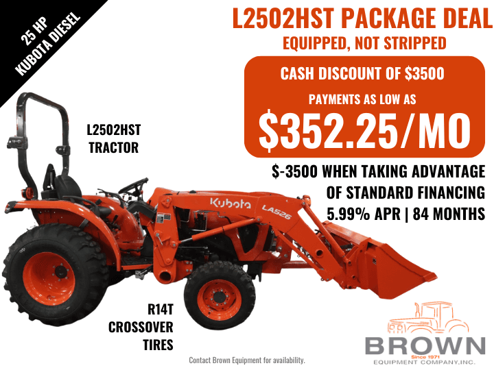 L2502HST Loader Package Deal
